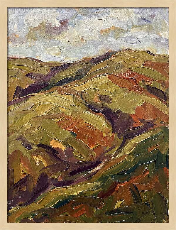 Rolling Hills In Plein Air