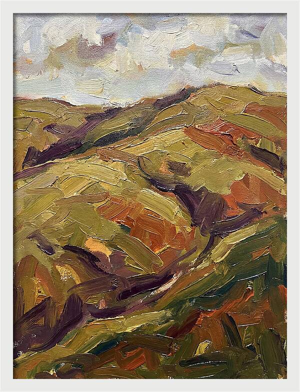 Rolling Hills In Plein Air