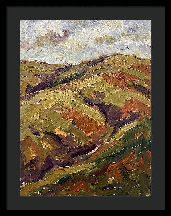 Rolling Hills In Plein Air