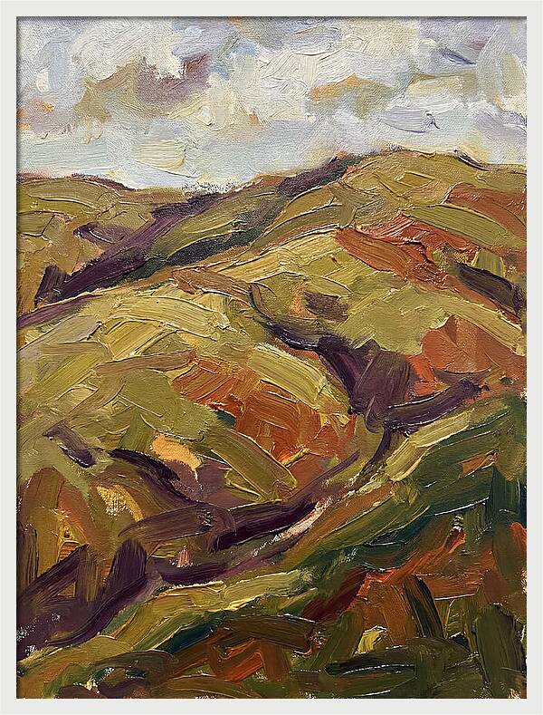 Rolling Hills In Plein Air
