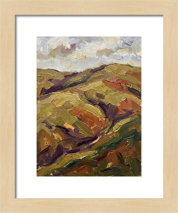 Rolling Hills In Plein Air