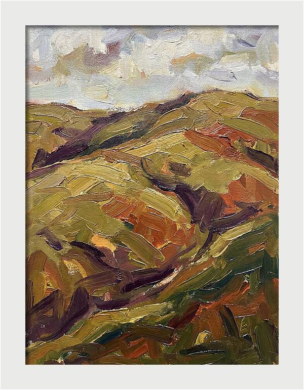 Rolling Hills In Plein Air