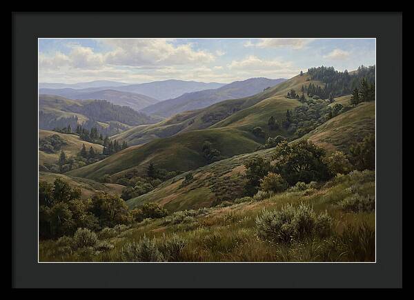 Rolling Hills In Realism