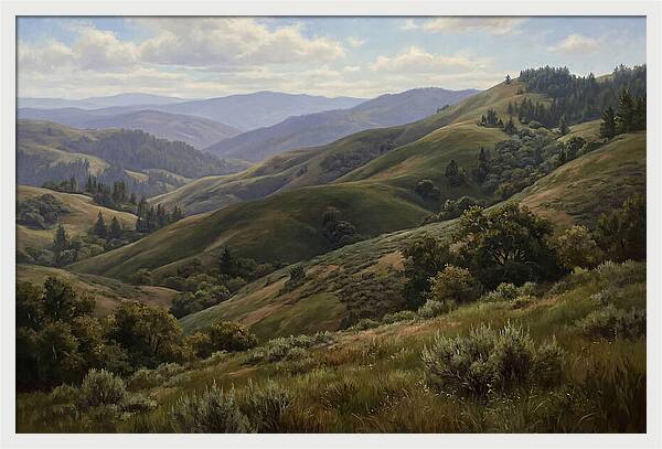 Rolling Hills In Realism