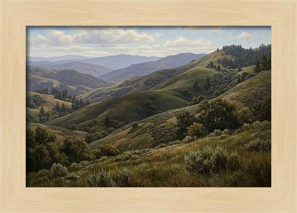 Rolling Hills In Realism