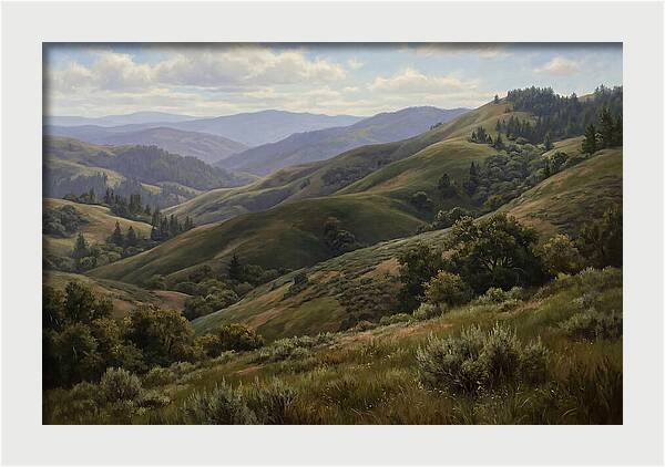 Rolling Hills In Realism