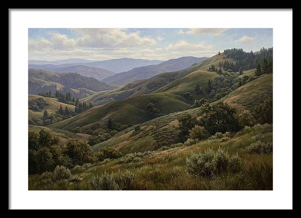 Rolling Hills In Realism