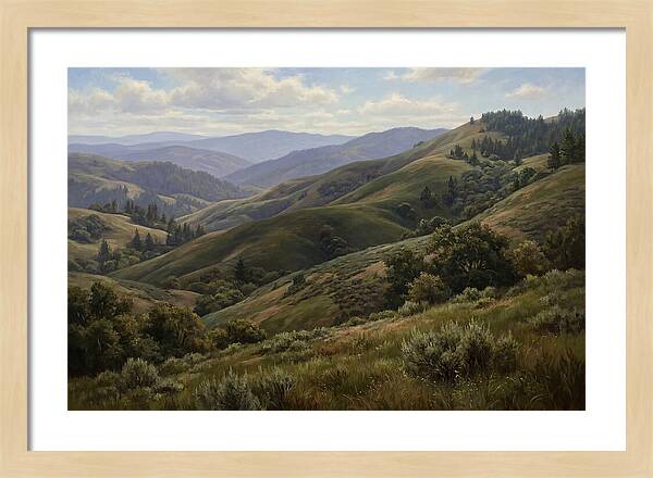 Rolling Hills In Realism