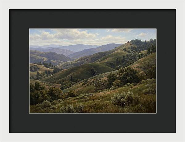 Rolling Hills In Realism