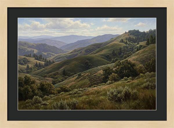 Rolling Hills In Realism