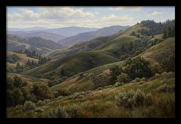 Rolling Hills In Realism
