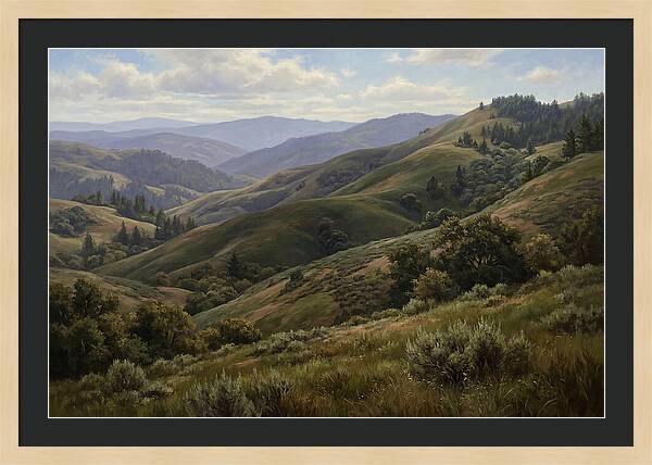 Rolling Hills In Realism