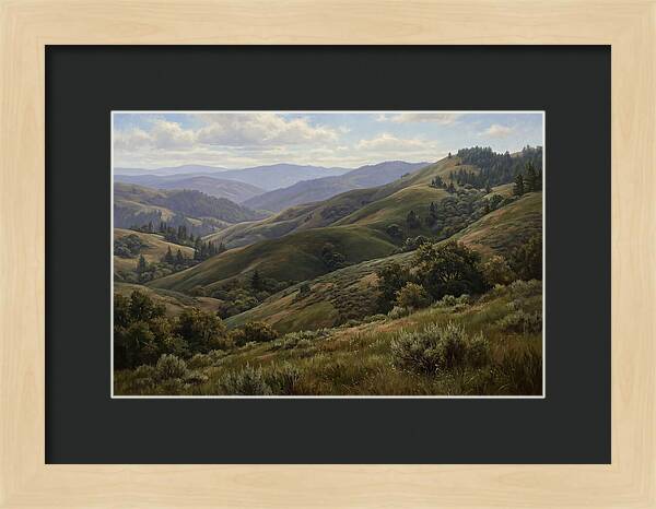 Rolling Hills In Realism