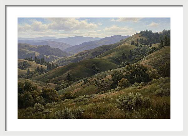 Rolling Hills In Realism