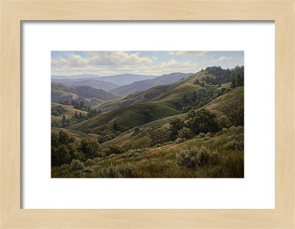 Rolling Hills In Realism