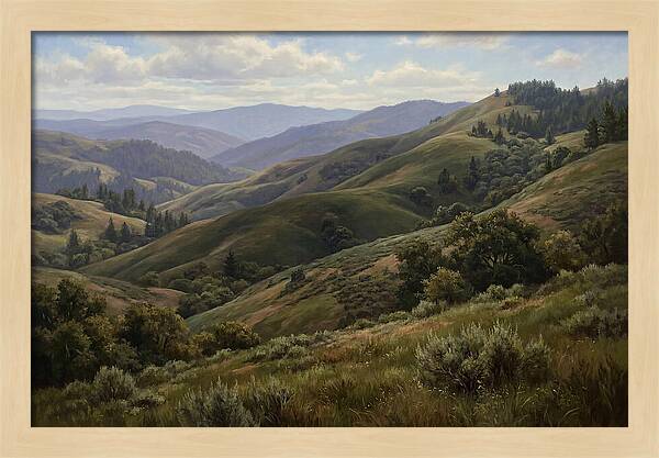 Rolling Hills In Realism