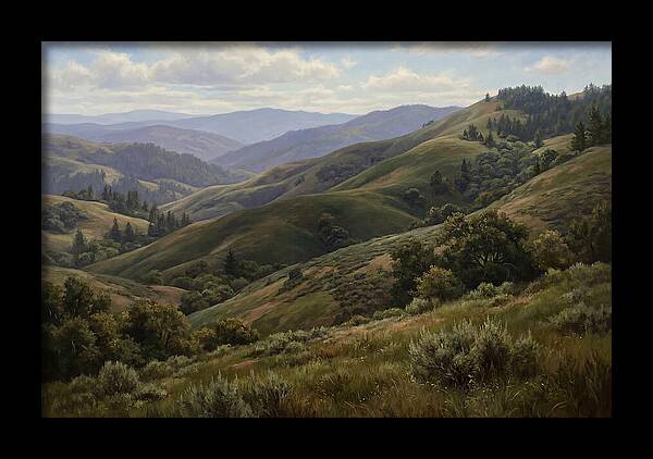 Rolling Hills In Realism