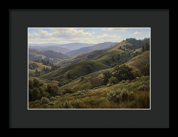 Rolling Hills In Realism