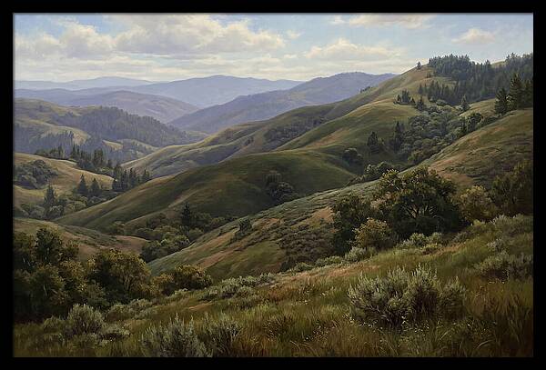 Rolling Hills In Realism