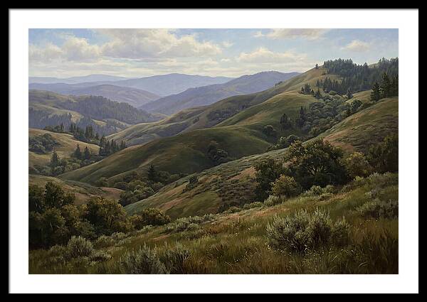 Rolling Hills In Realism