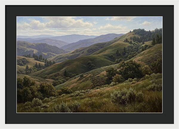Rolling Hills In Realism