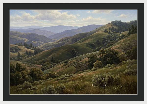 Rolling Hills In Realism