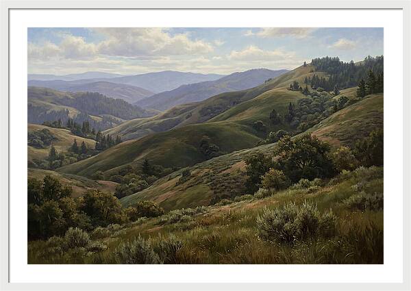 Rolling Hills In Realism