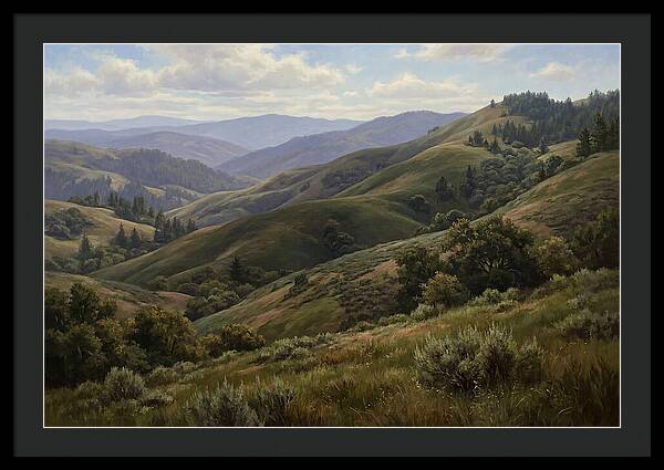 Rolling Hills In Realism