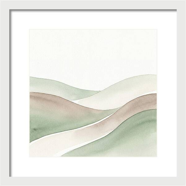 Rolling Hills In Soft Tones
