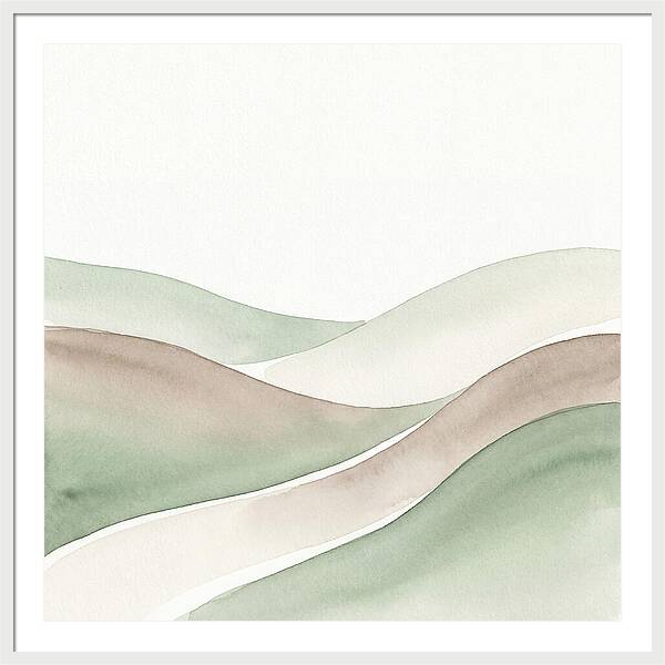 Rolling Hills In Soft Tones