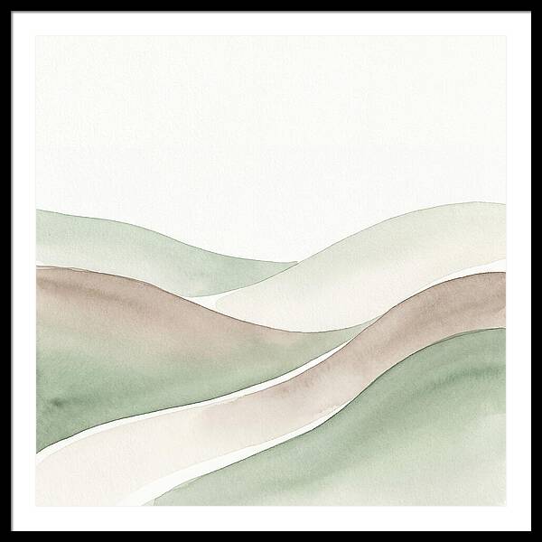 Rolling Hills In Soft Tones