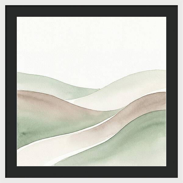 Rolling Hills In Soft Tones