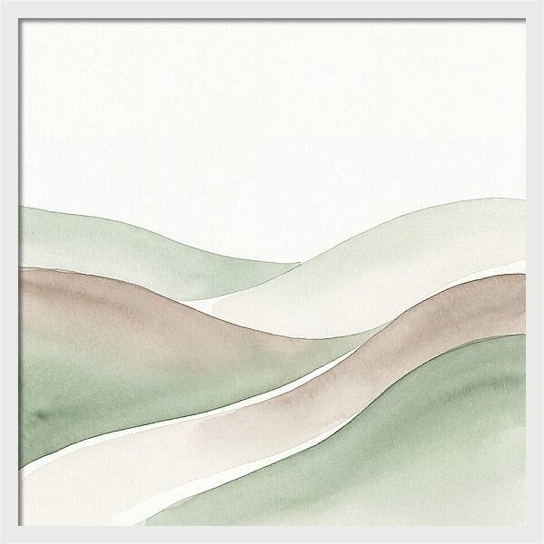 Rolling Hills In Soft Tones
