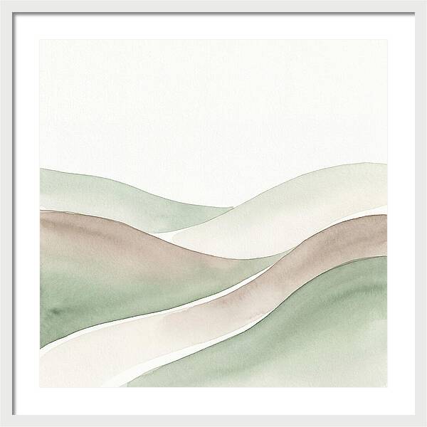 Rolling Hills In Soft Tones