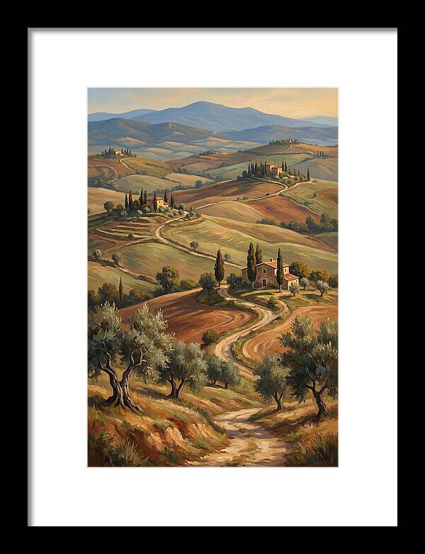 Rolling Hills Of The Mediterranean