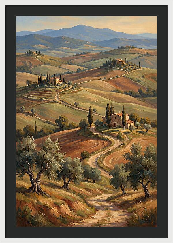 Rolling Hills Of The Mediterranean