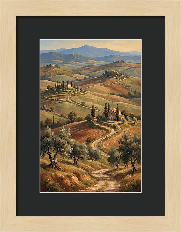 Rolling Hills Of The Mediterranean