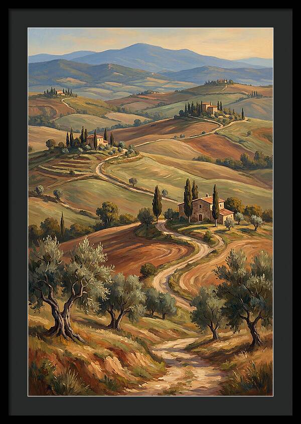 Rolling Hills Of The Mediterranean
