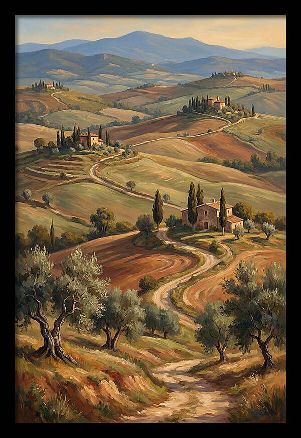 Rolling Hills Of The Mediterranean