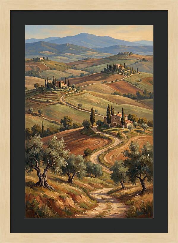Rolling Hills Of The Mediterranean