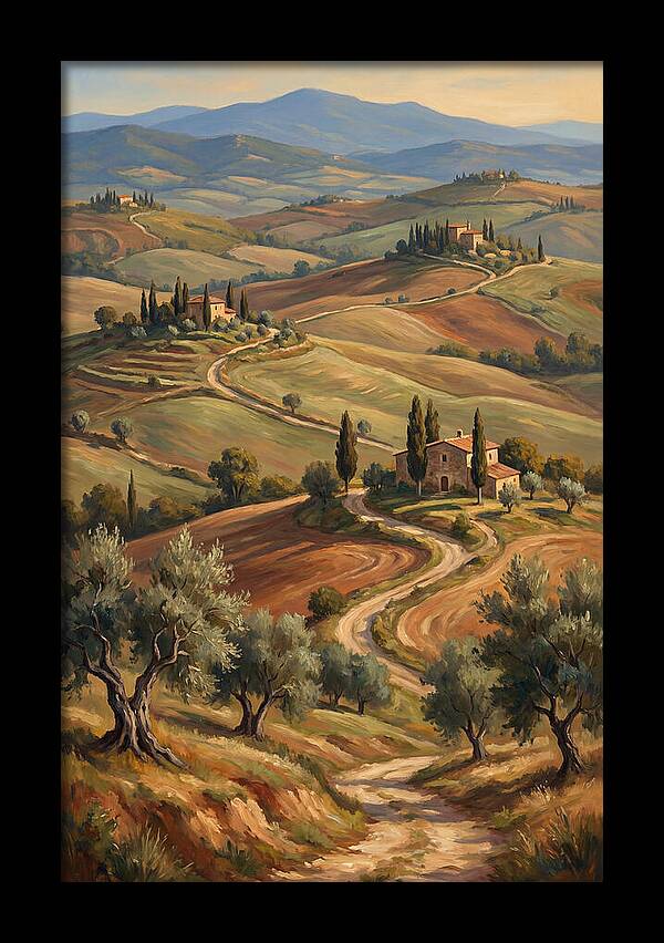 Rolling Hills Of The Mediterranean