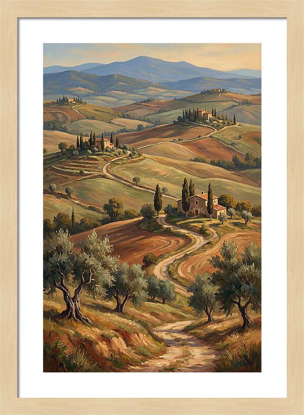 Rolling Hills Of The Mediterranean