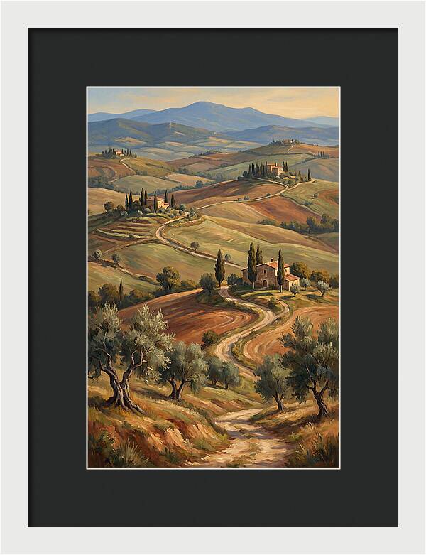 Rolling Hills Of The Mediterranean