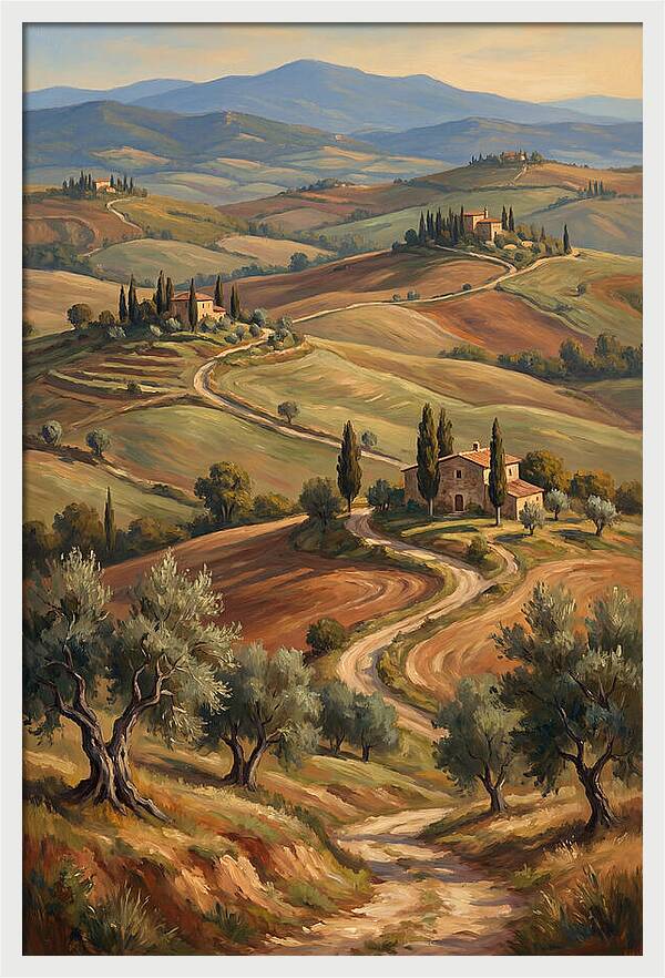 Rolling Hills Of The Mediterranean