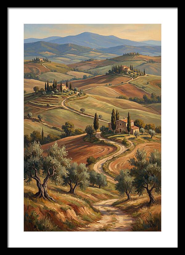 Rolling Hills Of The Mediterranean