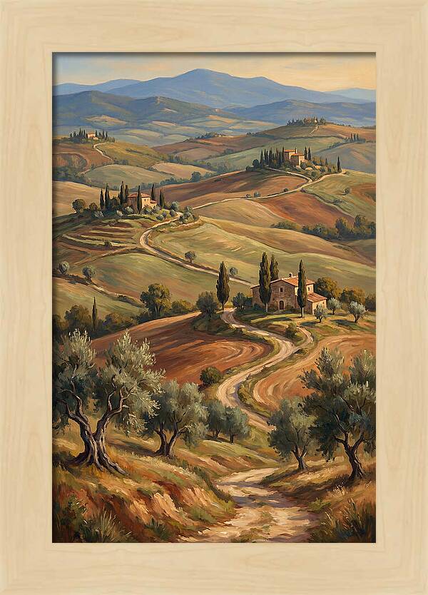 Rolling Hills Of The Mediterranean