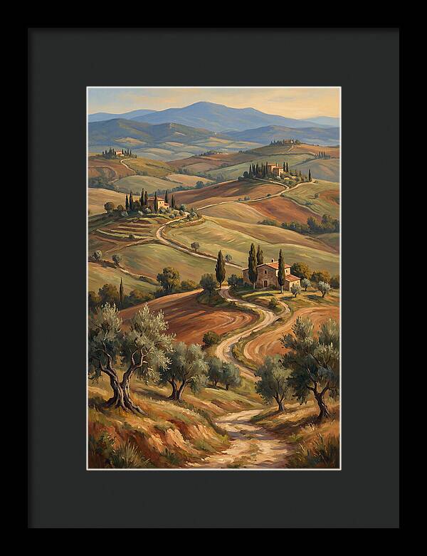 Rolling Hills Of The Mediterranean