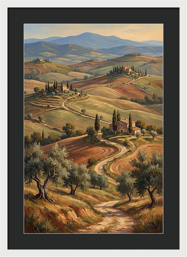 Rolling Hills Of The Mediterranean