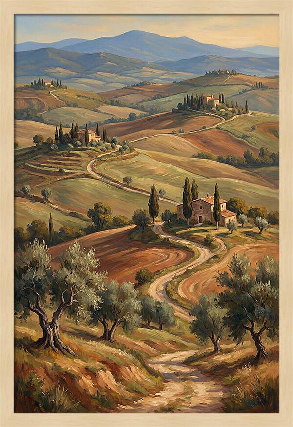 Rolling Hills Of The Mediterranean