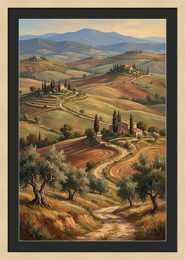Rolling Hills Of The Mediterranean
